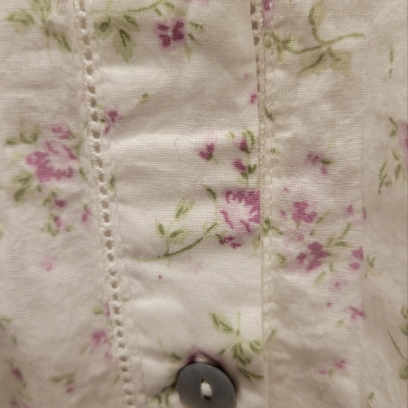 Rachel Ashwell Floral Ruffle Sleeveless Sleepwear Dress - Picture 6 of 9